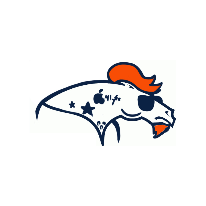 Denver Broncos Hipsters Logo DIY iron on transfer (heat transfer)